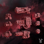 Image of the set of Crimson Wings - Heavy Walker (Three Options) - by Seaside Crow