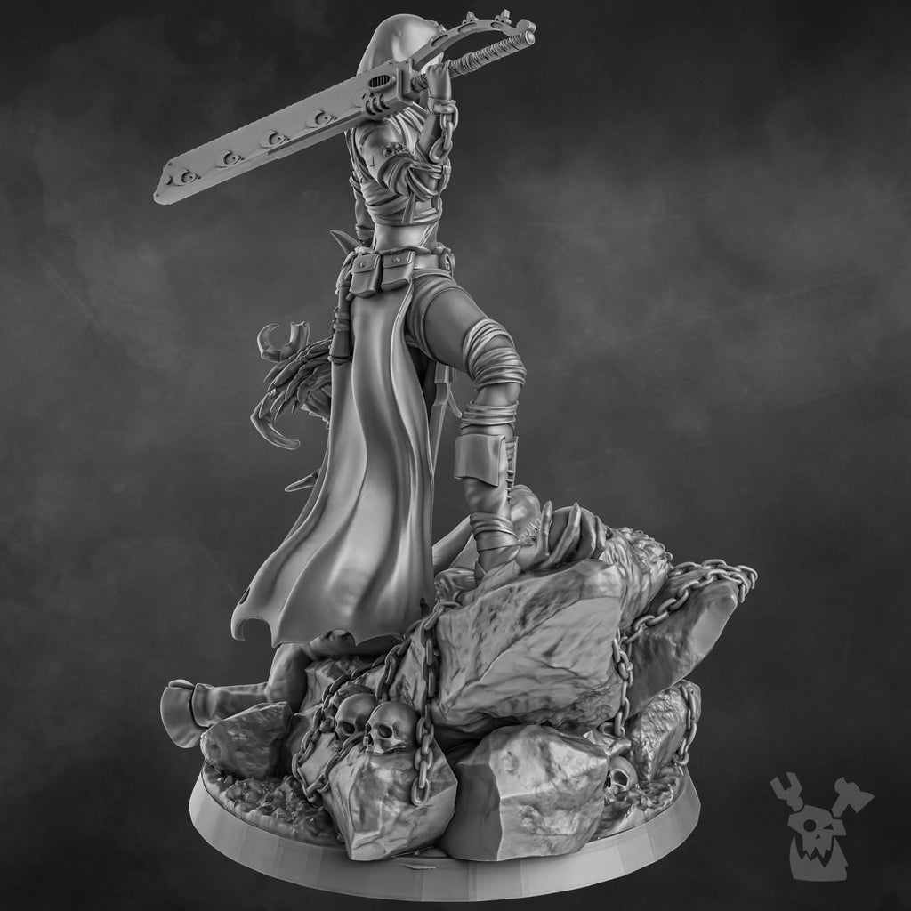 Image of the set of Battle Sisters - Sister Executioner - by Seaside Crow