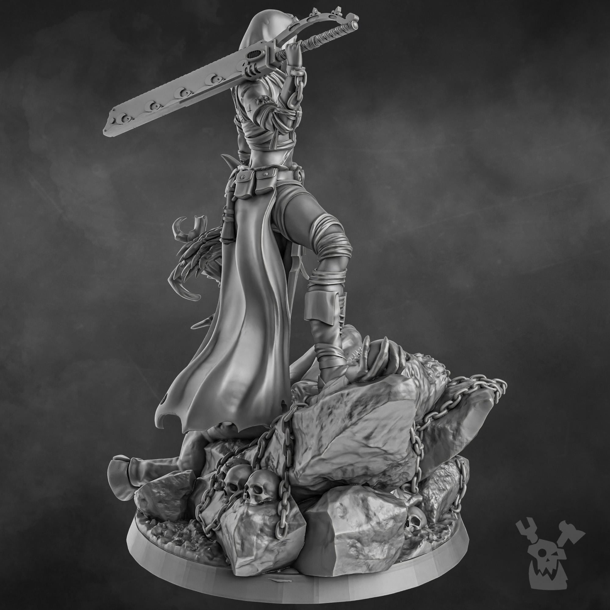 Image of the set of Battle Sisters - Sister Executioner - by Seaside Crow