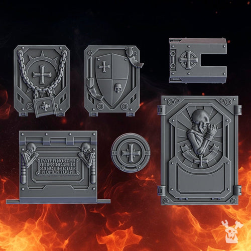 Image of the set of Aeternum Crusaders - Rhinosorous APC Parts - by Seaside Crow