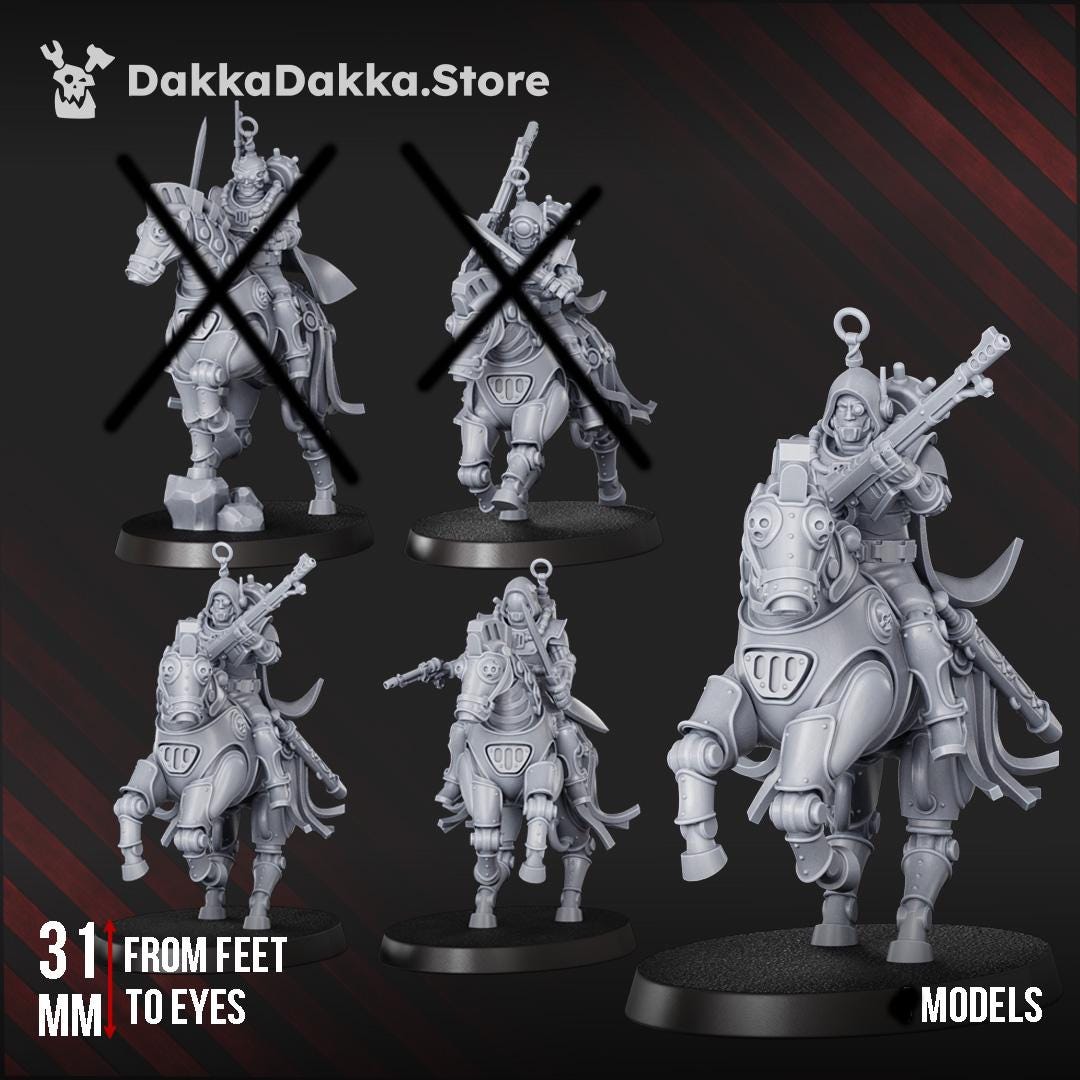 Machine Cult - 3x Styxmoon Numidarii (Pre-Assembled)