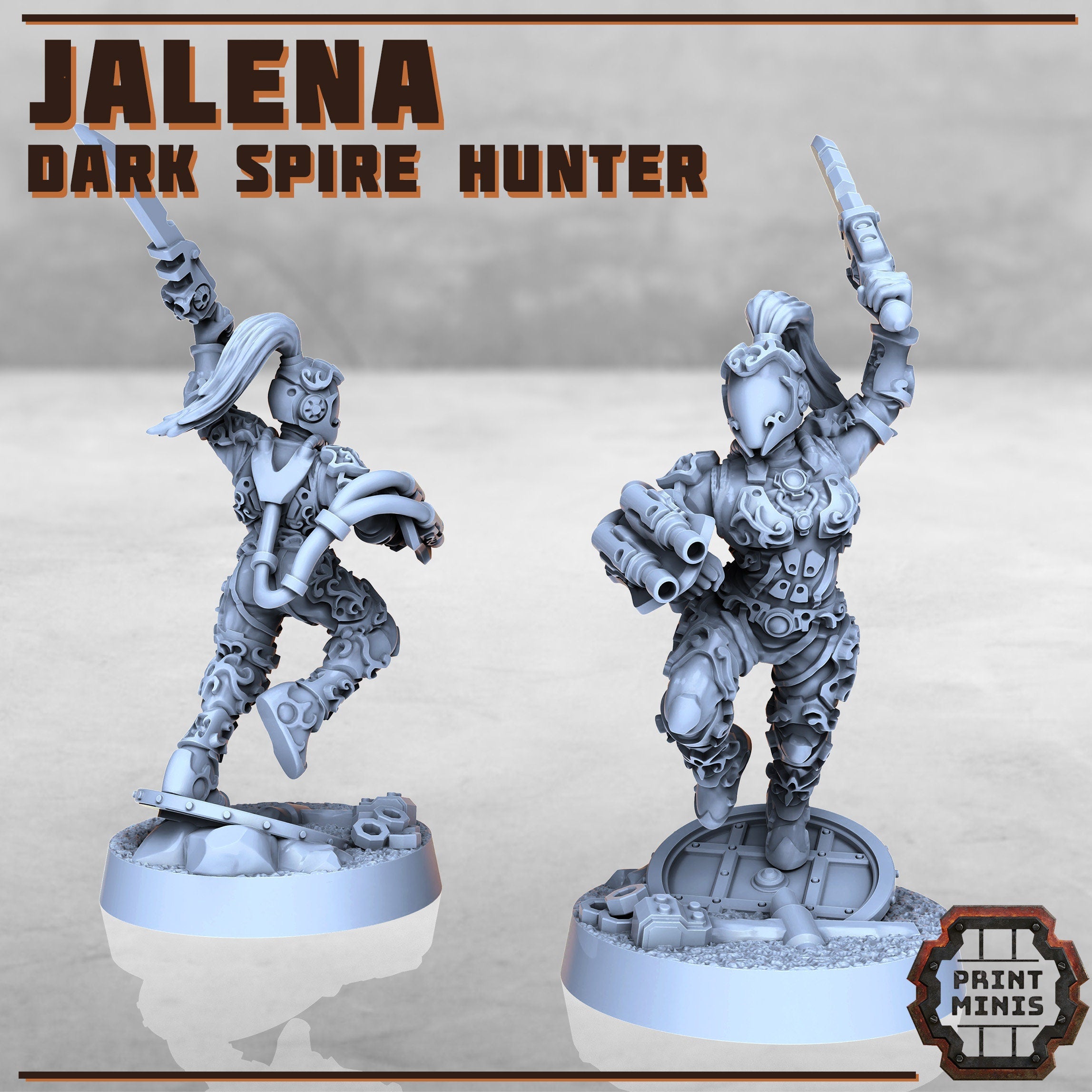 Image of the set of Stack City - Dark Spire Hunter 1 - by Seaside Crow