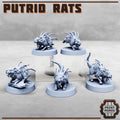 Image of the set of Stack City - x5 Putrid Rats - by Seaside Crow
