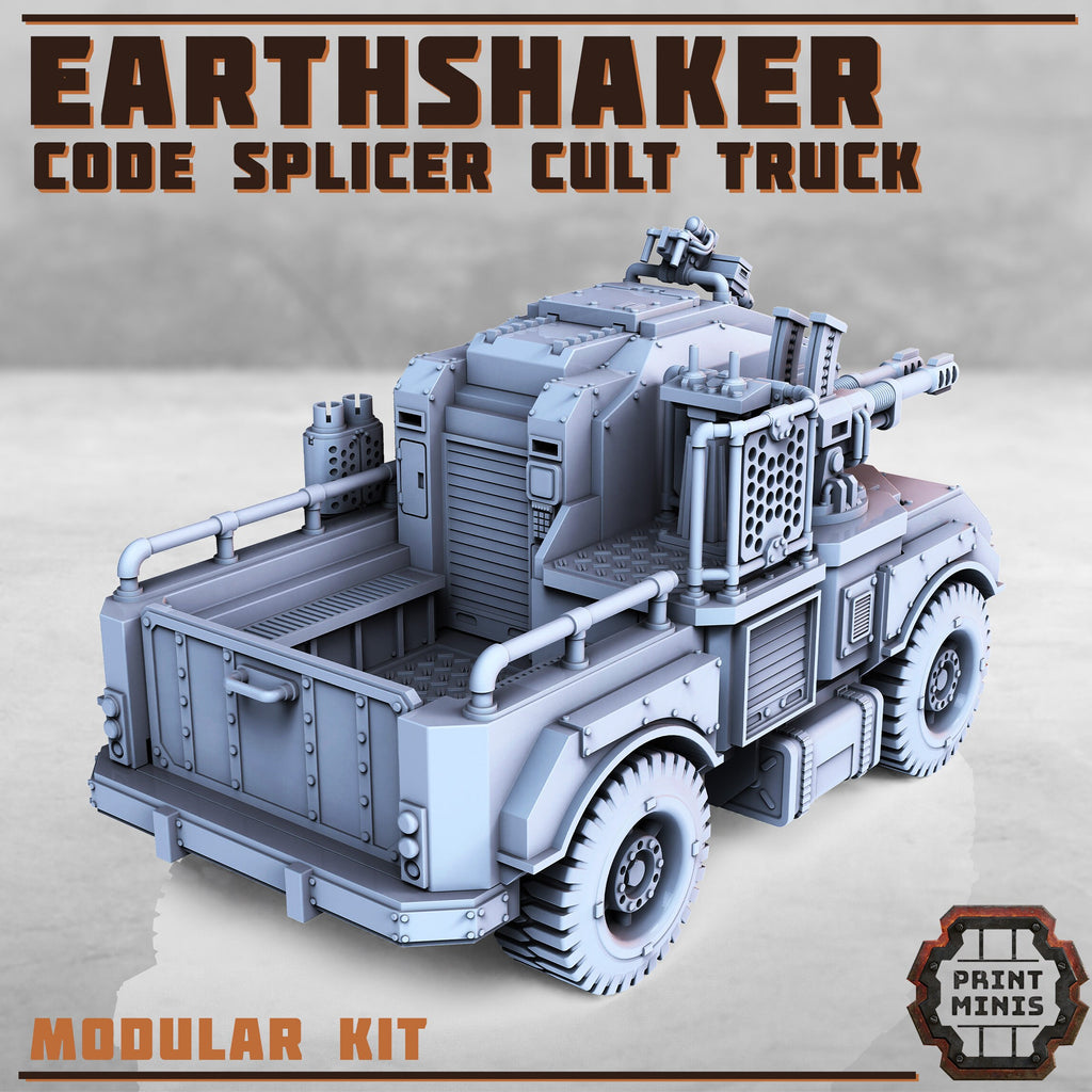 Image of the set of Code Splicer Cult - Earthshaker Truck - by Seaside Crow