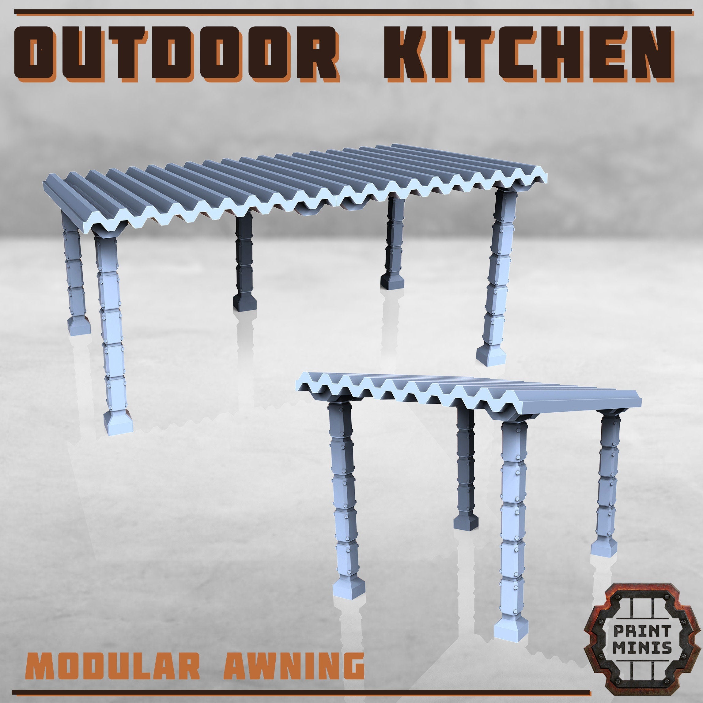 Image of the set of Stack City - Outdoor Kitchen - by Seaside Crow