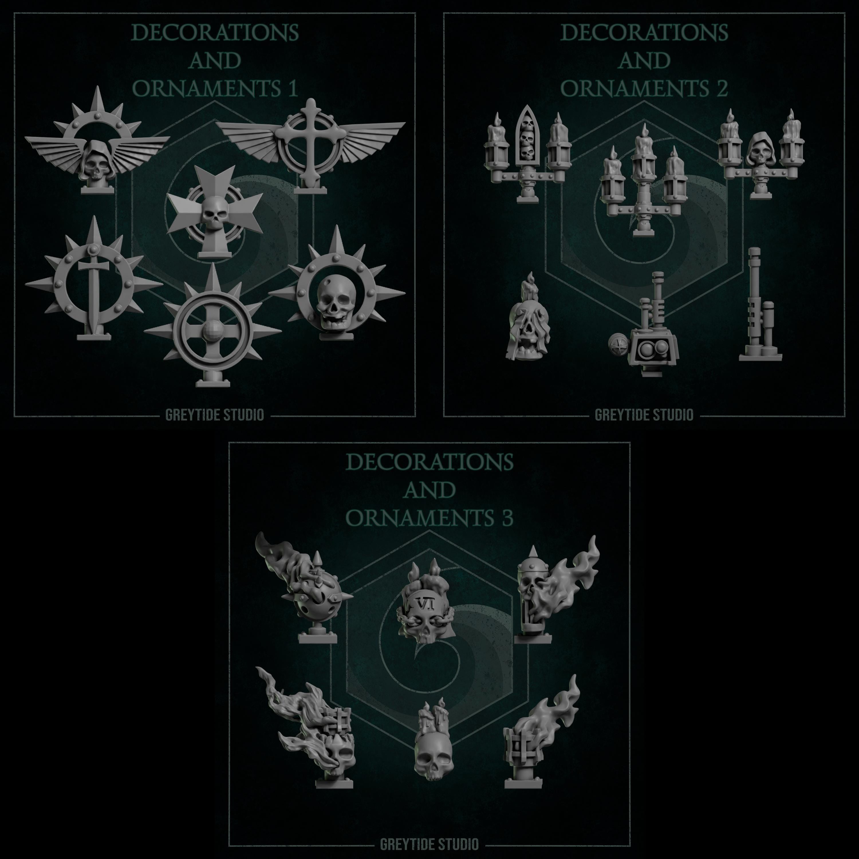 Eternal Pilgrims - 6x Backpack Decorations