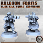 Image of the set of Kaledon Fortis - 5x Elite Team Stormtroopers Expansion - by Seaside Crow