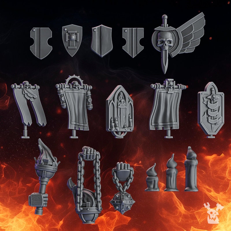 Aeternum Knights - Decor Set (x16!)
