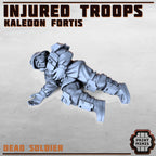 Image of the set of Kaledon Fortis - x8 Injured Troops - by Seaside Crow
