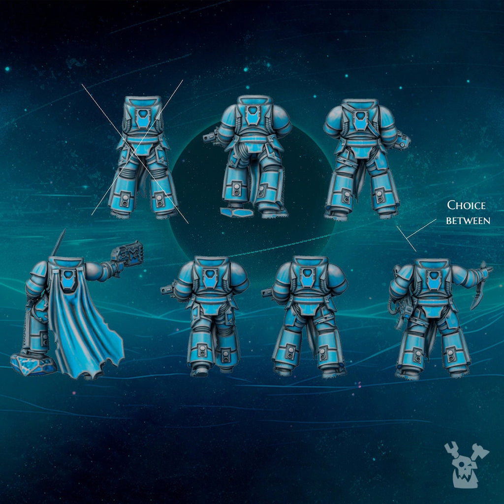 Scylla Legion - 5x Scylla Tactical Squad (Pre-Assembled)