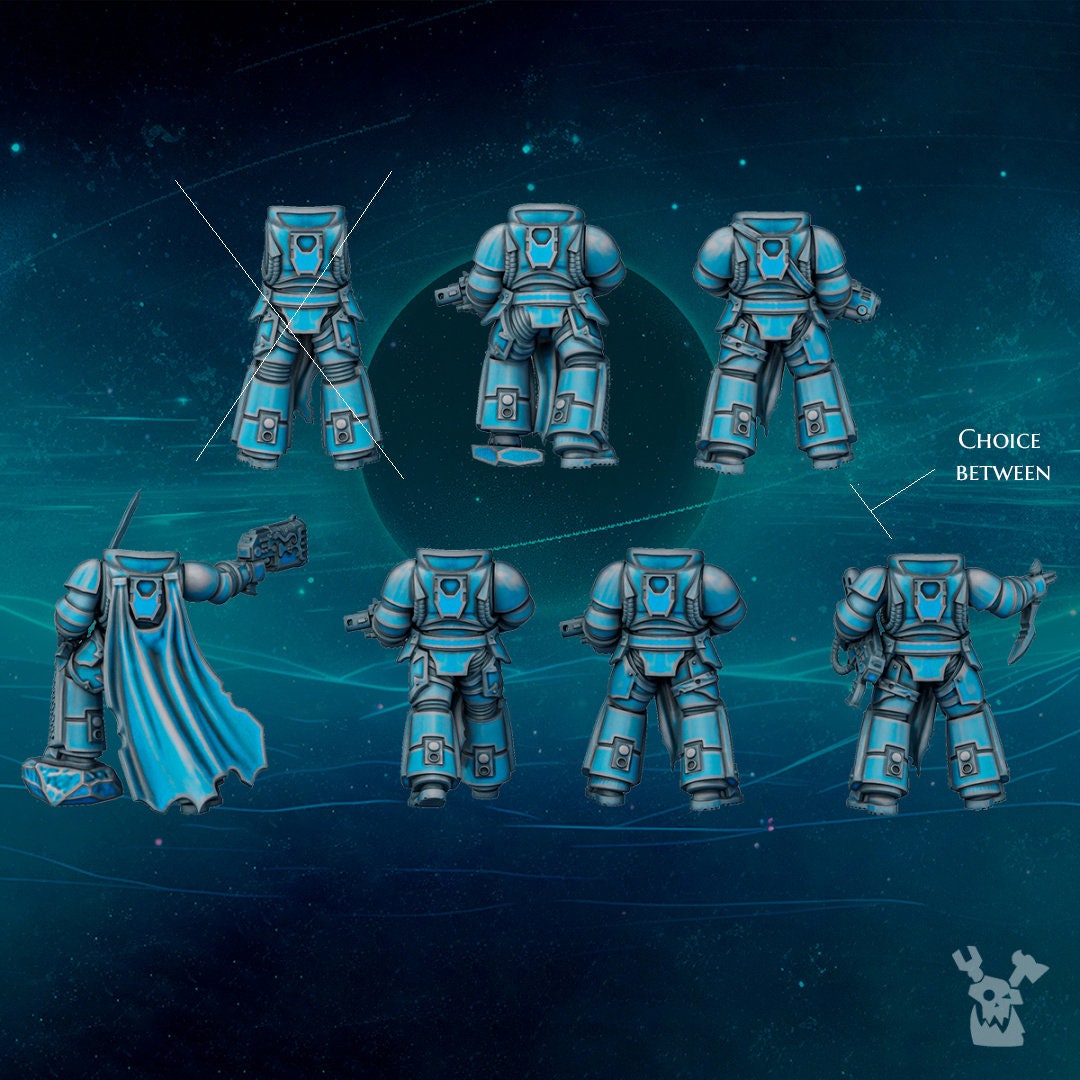 Scylla Legion - 5x Scylla Tactical Squad (Pre-Assembled)