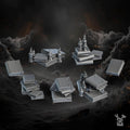 Image of the set of Battle Sisters - Base Decor Set - by Seaside Crow