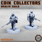 Image of the set of Wealth Guild - x4 Coin Collectors - by Seaside Crow