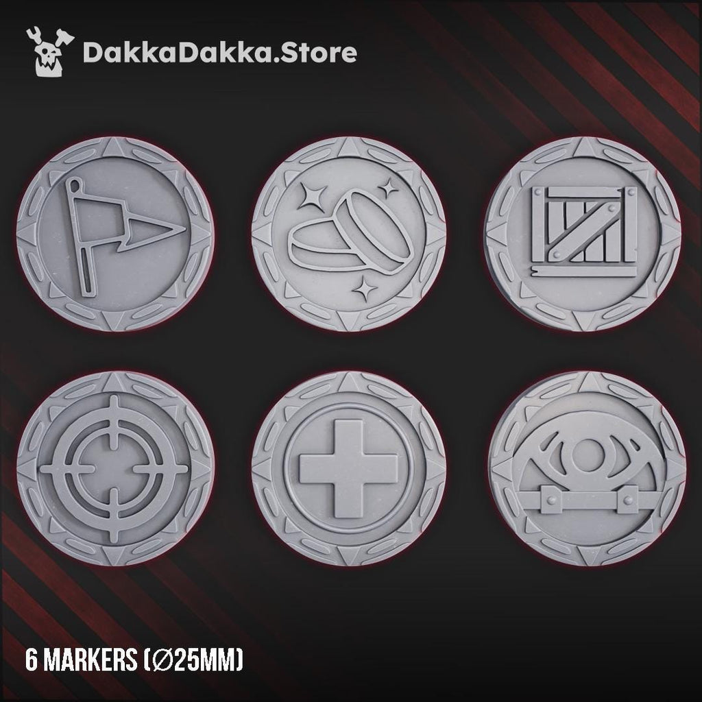 Pilgrims - Torquemada's Inquisition - Gauge, Dice, Markers