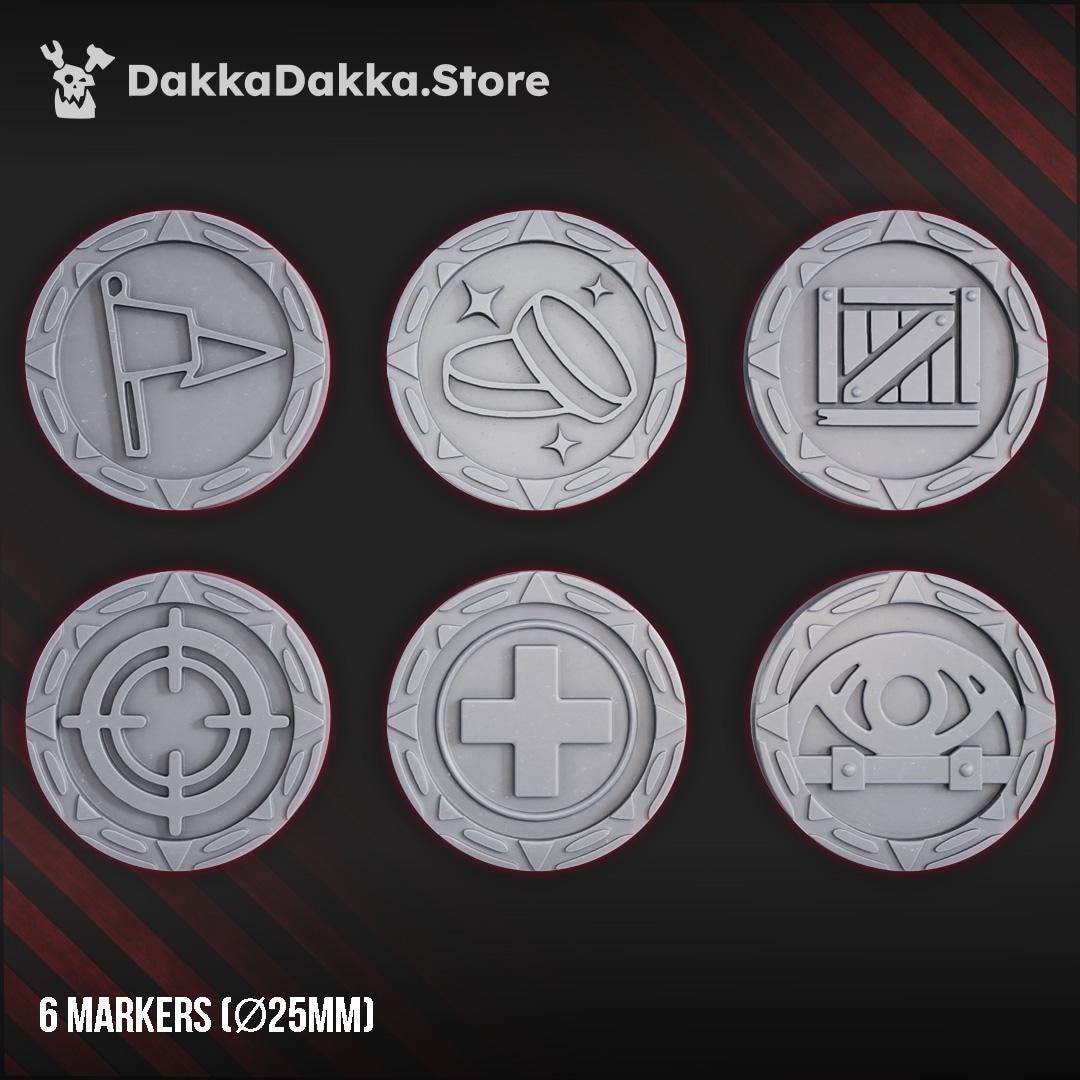 Pilgrims - Torquemada's Inquisition - Gauge, Dice, Markers