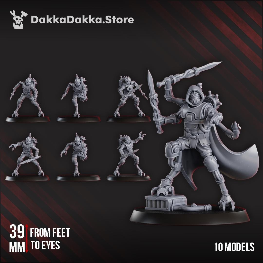 Machine Cult - 5x Persecutor Shredkeens (Pre-Assembled)