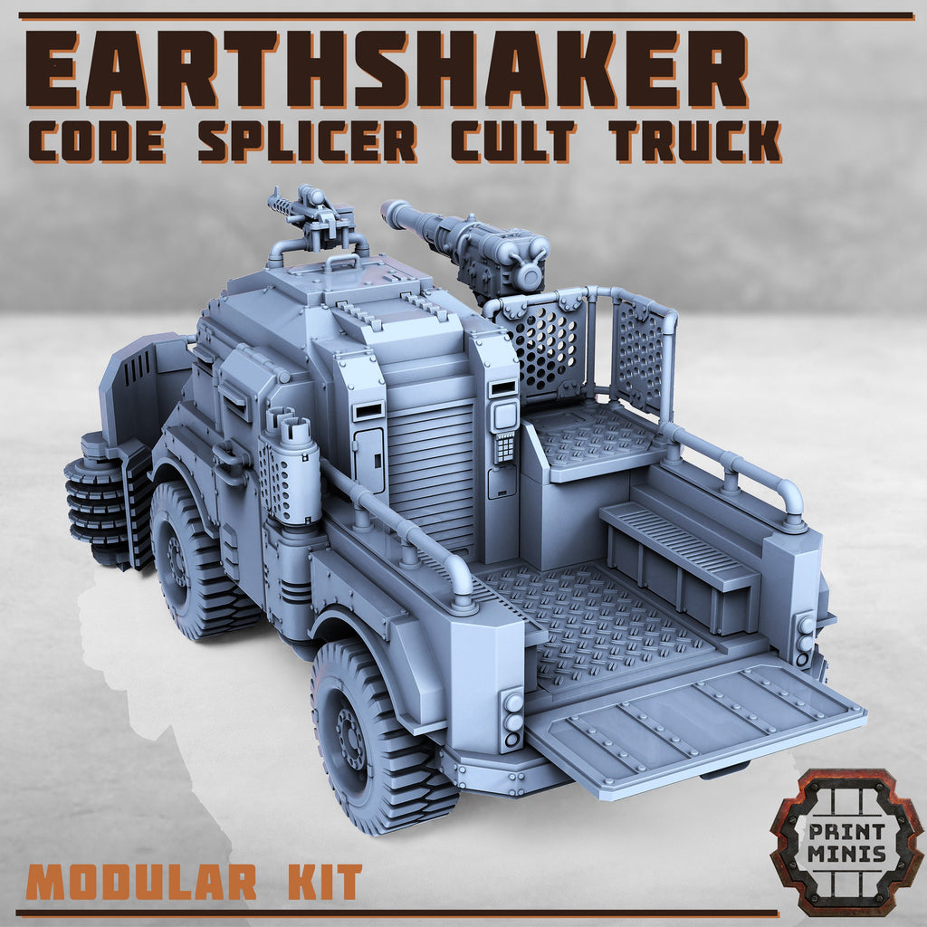 Image of the set of Code Splicer Cult - Earthshaker Truck - by Seaside Crow