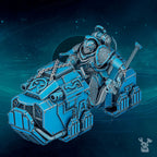 Image of the set of Scylla Legion - Scylla Psyker On Bike - by Seaside Crow