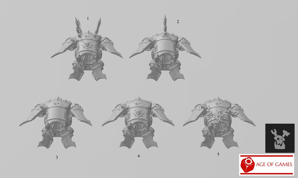 Image of the set of Indivisible Legion - 5x Flight Packs - by Seaside Crow