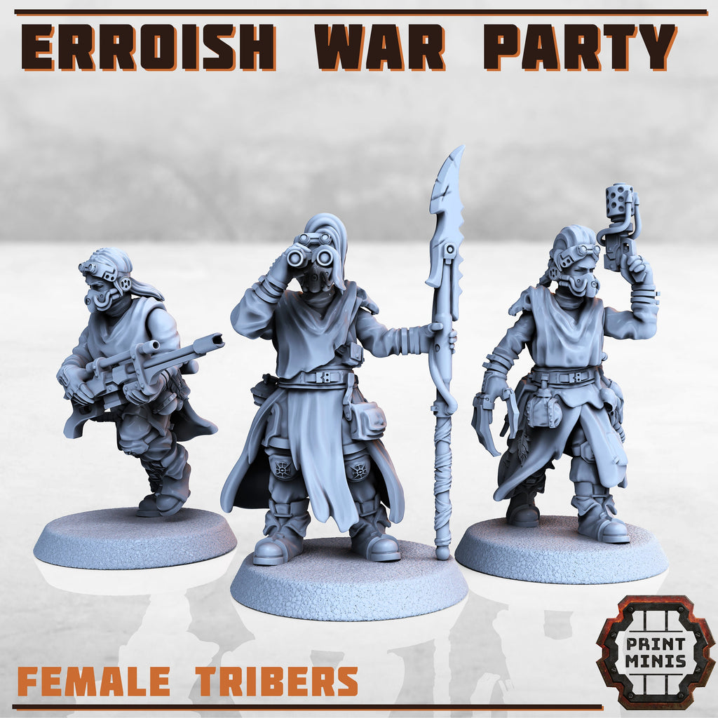 Image of the set of Erroish - x7 Wasteland Tribe War Party - by Seaside Crow