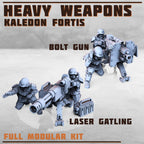 Image of the set of Kaledon Fortis - 1x Heavy Weapons Team - by Seaside Crow