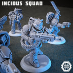 Image of the set of Armatis Marines  - x10 Incidus Warriors - by Seaside Crow
