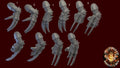 Image of the set of Legion of Night - 5x Power Claws - by Seaside Crow