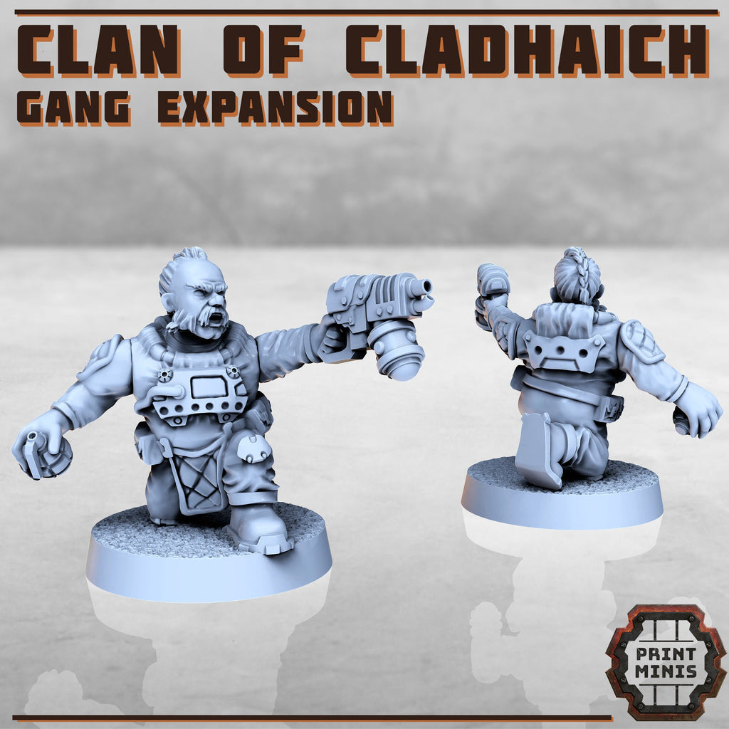 Image of the set of Clan of Cladhaich - x7 Mineral Gang Expansion - by Seaside Crow