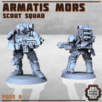 Image of the set of Armatis Marines  - x6 Scouts - by Seaside Crow