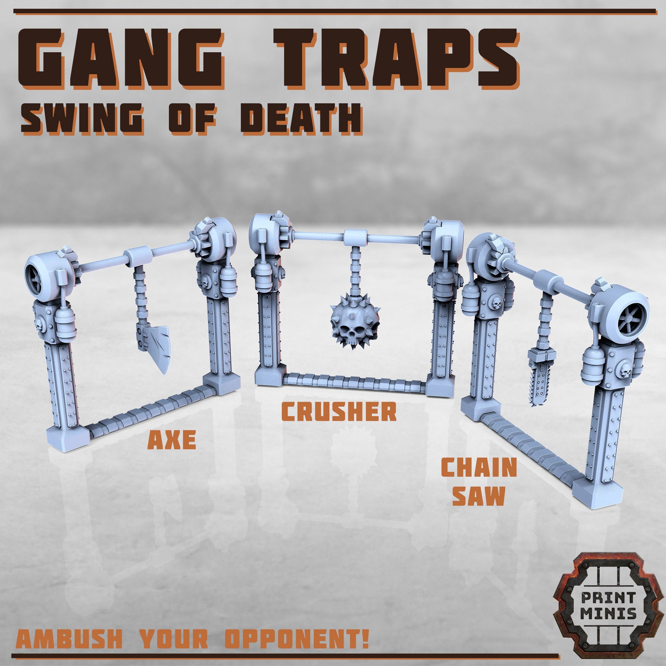 Image of the set of Stack City - Gang Traps - by Seaside Crow