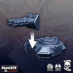 Image of the set of The Hippo - Light APC / Gun Tank - by Seaside Crow
