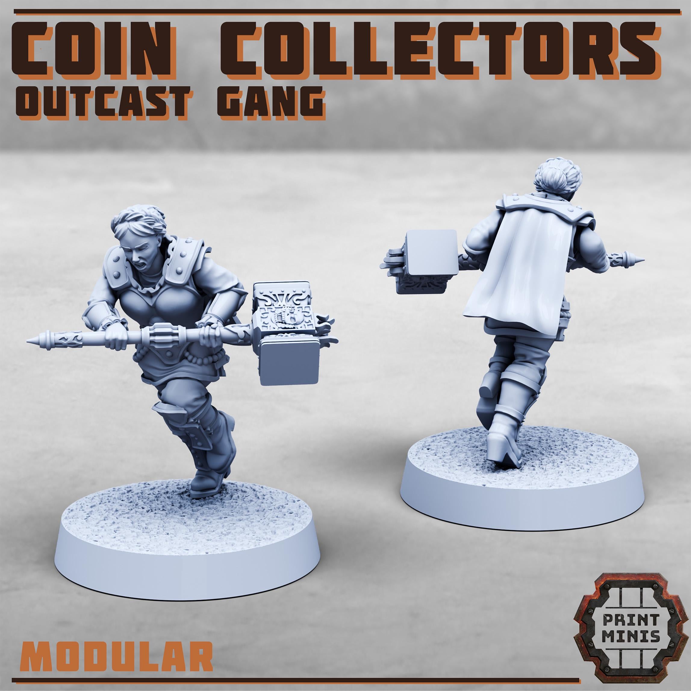 Image of the set of Wealth Guild - x10 Outcast Gang - by Seaside Crow