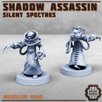 Image of the set of Silent Spectres - Shadow Assassin - by Seaside Crow