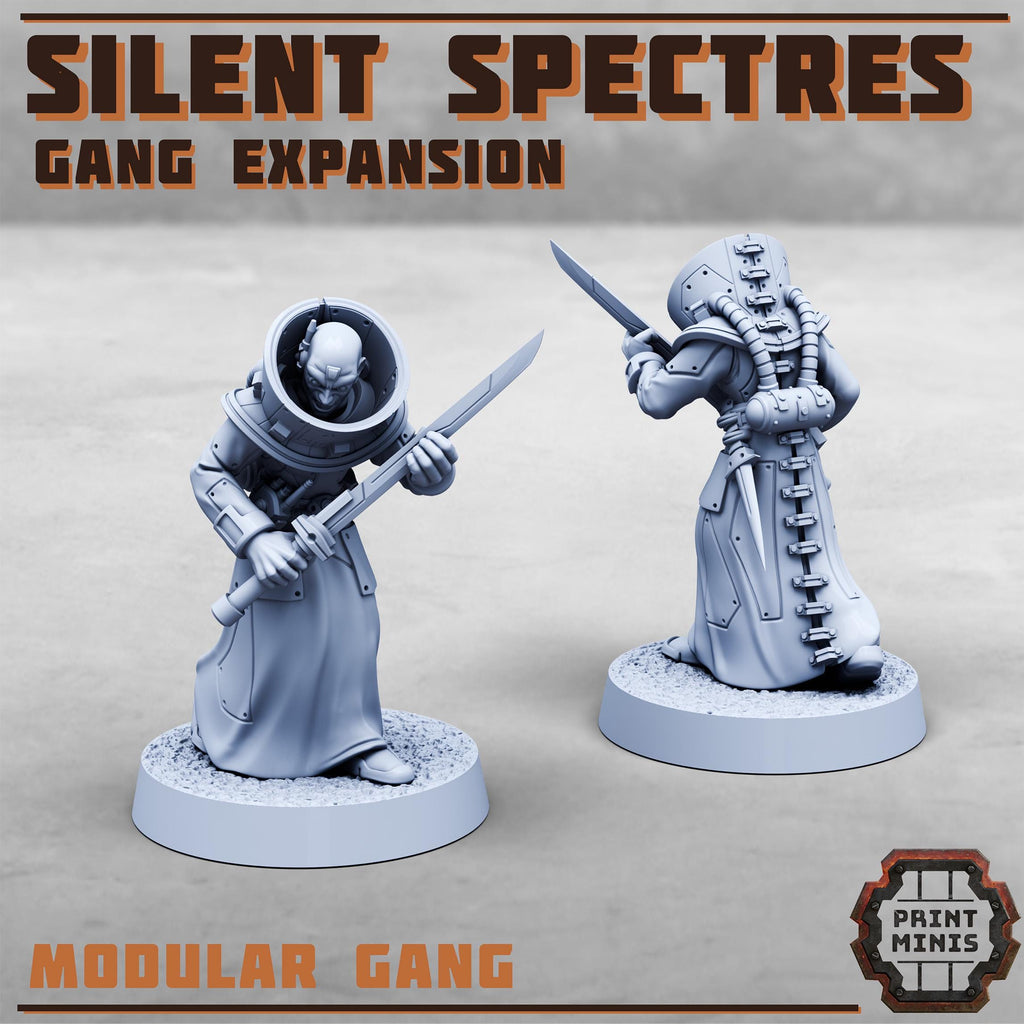 Image of the set of Silent Spectres - 8x Gang Expansion 1 - by Seaside Crow