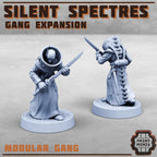 Image of the set of Silent Spectres - 8x Gang Expansion 1 - by Seaside Crow