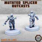 Image of the set of Stack City - 8x Mutated Splicer Outcasts - by Seaside Crow