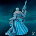 Image of the set of Scylla Legion - 1x Scylla Cultist Commander Fisher - by Seaside Crow