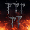 Image of the set of Aeternum Knights - 5x Power Axes - by Seaside Crow