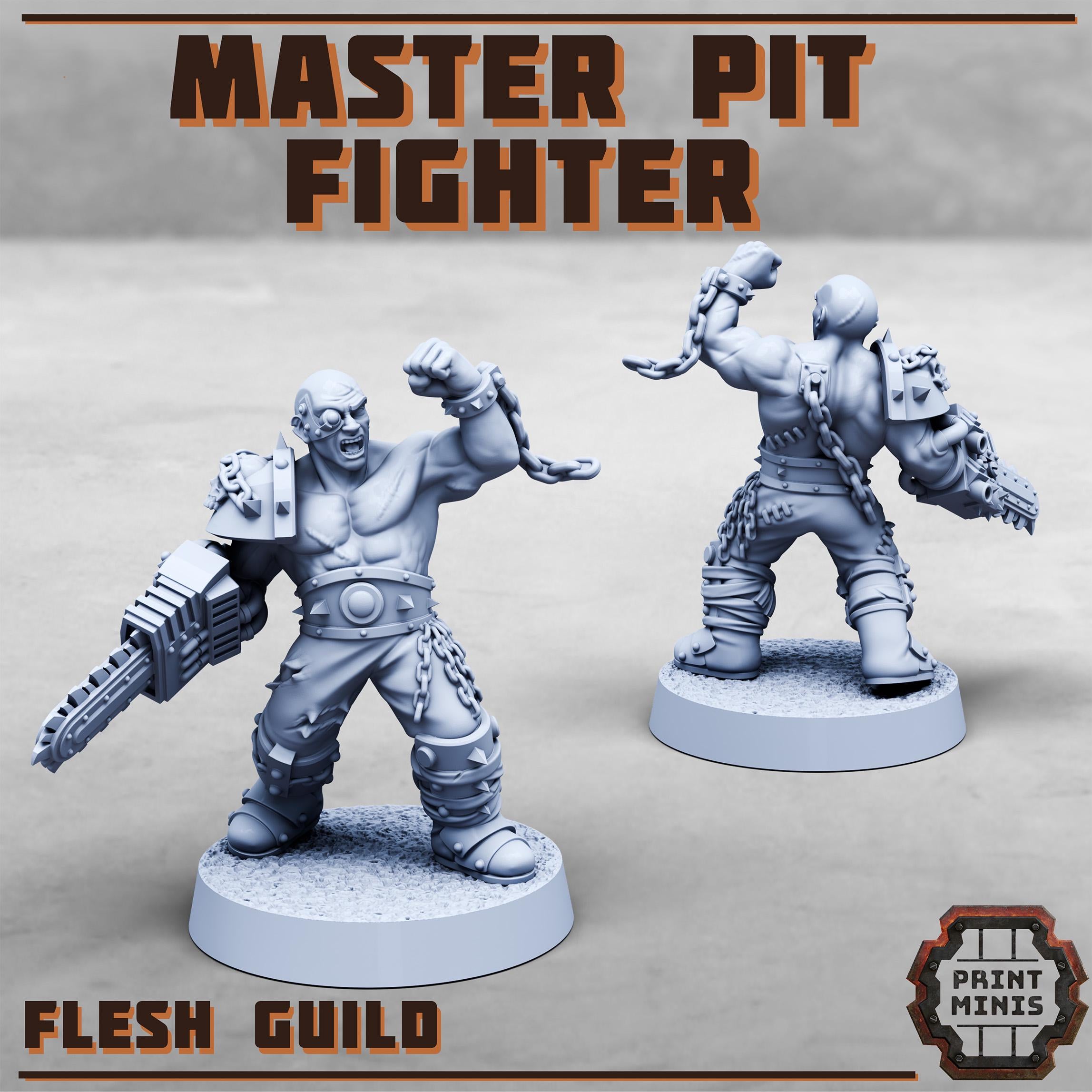 Image of the set of Flesh Guild - 2x Master Pit Fighters - by Seaside Crow