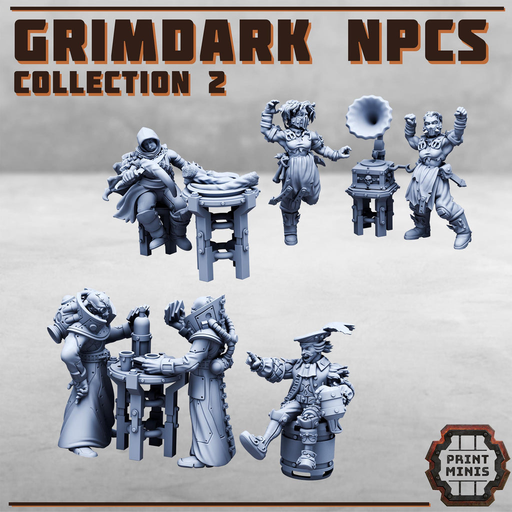 Image of the set of Grimdark NPC:s 2 - by Seaside Crow