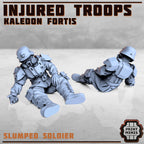 Image of the set of Kaledon Fortis - x8 Injured Troops - by Seaside Crow