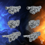 Image of the set of Millenium Wars - 2x Ancient Era Heavy Guns - by Seaside Crow