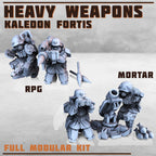 Image of the set of Kaledon Fortis - 1x Heavy Weapons Team - by Seaside Crow