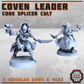 Image of the set of Code Splicer Cult - Coven Leader - by Seaside Crow