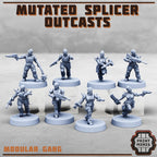 Image of the set of Stack City - 8x Mutated Splicer Outcasts - by Seaside Crow