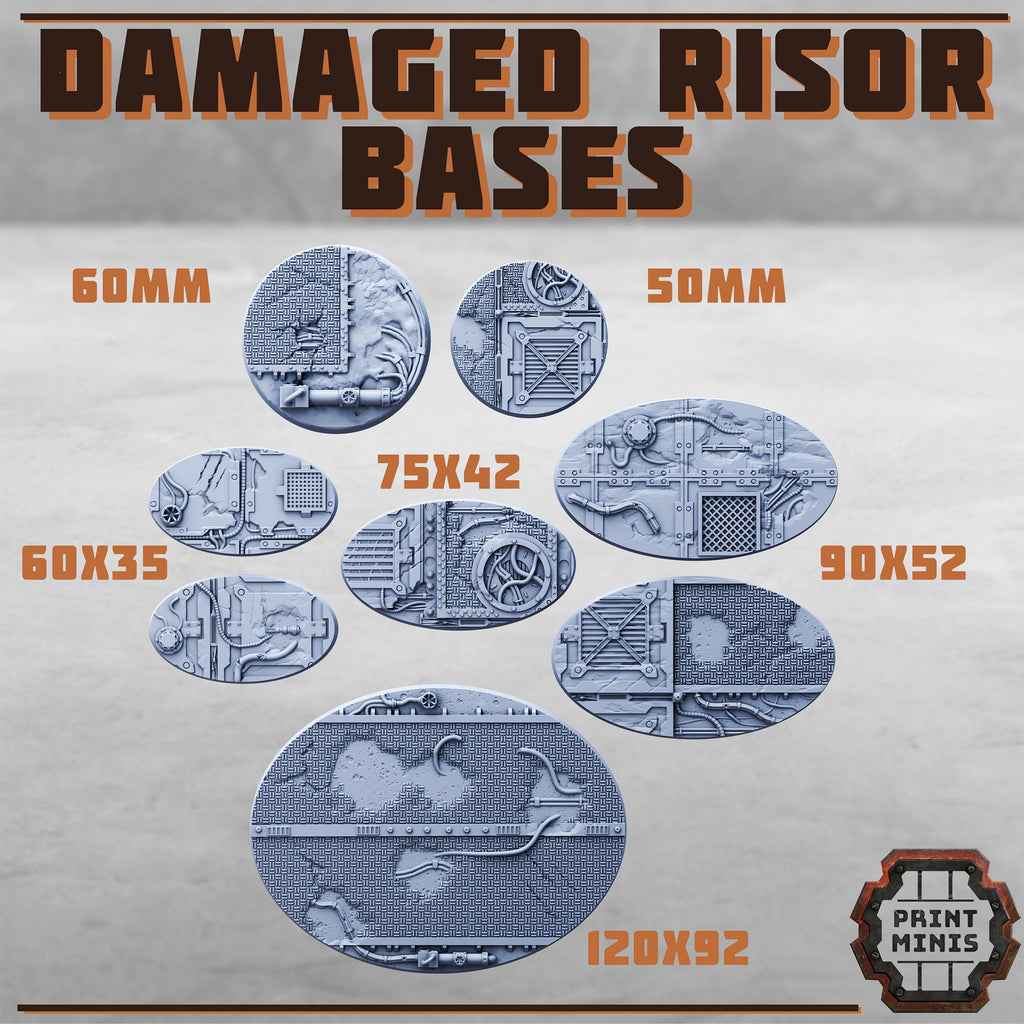 Image of the set of Risor District - Bases & Toppers - by Seaside Crow
