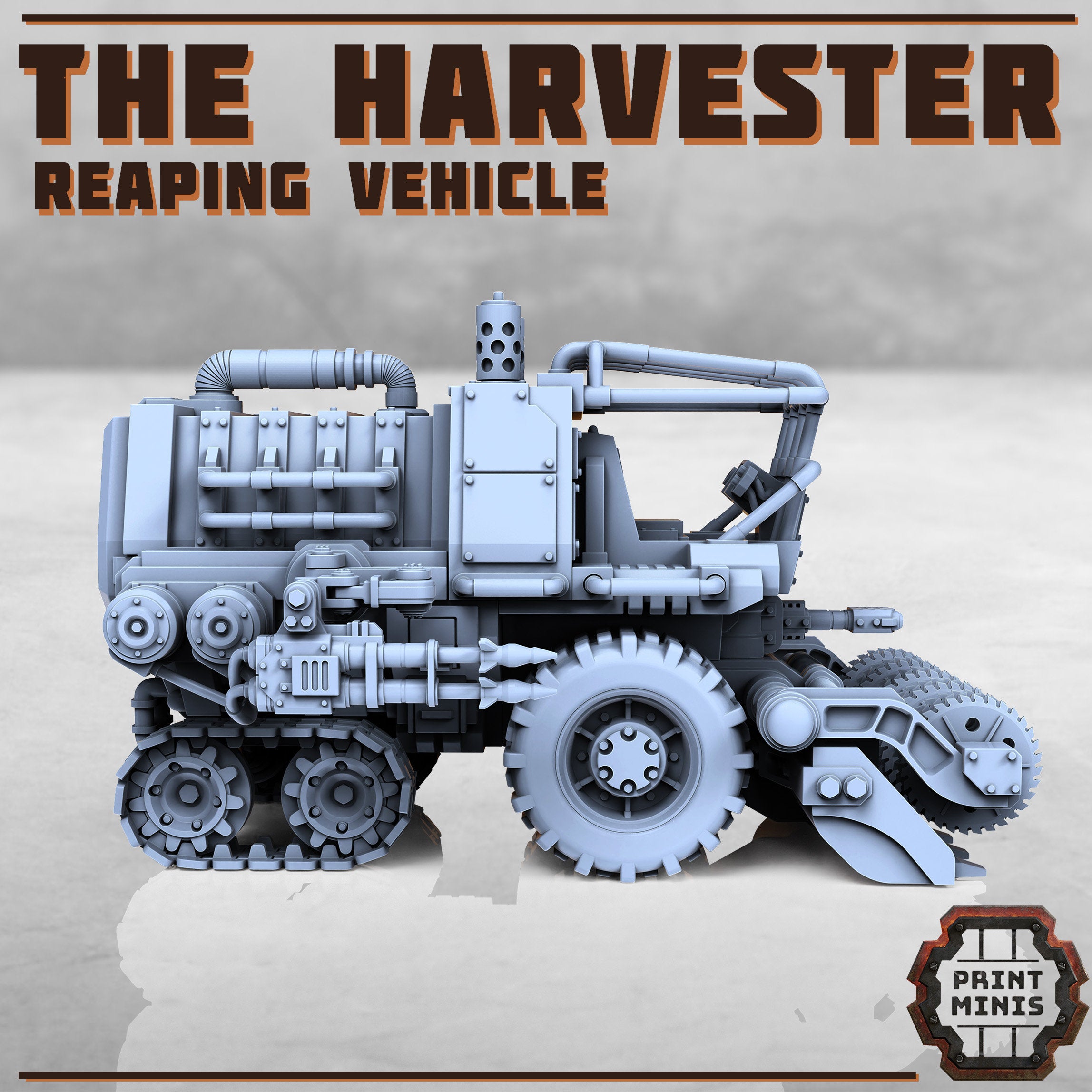 Image of the set of Stack City - Harvester Truck - by Seaside Crow