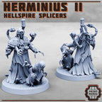 Image of the set of Code Splicer Cult - Hellsplicer Herminius (+ Minion) - by Seaside Crow