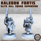 Image of the set of Kaledon Fortis - 5x Elite Team Stormtroopers Expansion - by Seaside Crow