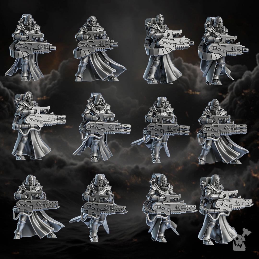 Battle Sisters - 4x Heavy Weapon Sisters